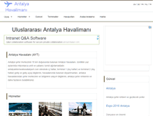 Tablet Screenshot of antalyainternationalairport.com